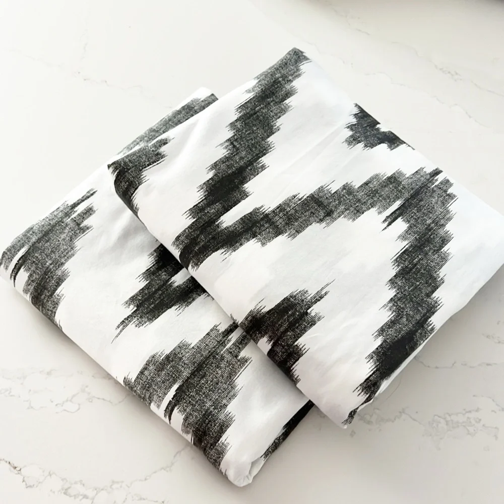 Two Twins Duvet Chevron-motif bedding from Dwell, West Elm